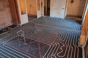 Aanleg vloerverwarming